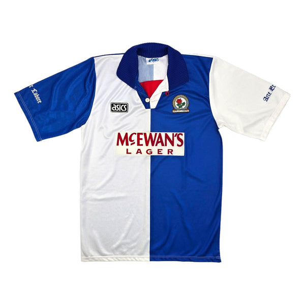 1994/95 Blackburn Rovers Home Football Shirt (M) Asics