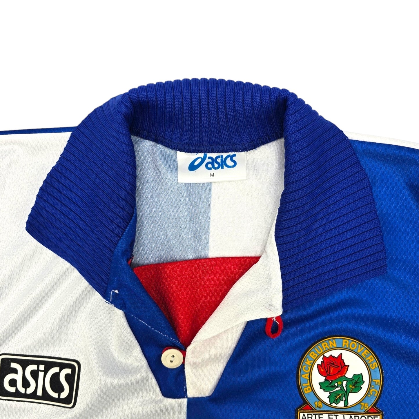 1994/95 Blackburn Rovers Home Football Shirt (M) Asics