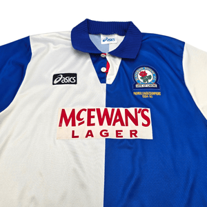 1994/95 Blackburn Rovers Home Football Shirt (XL) Asics