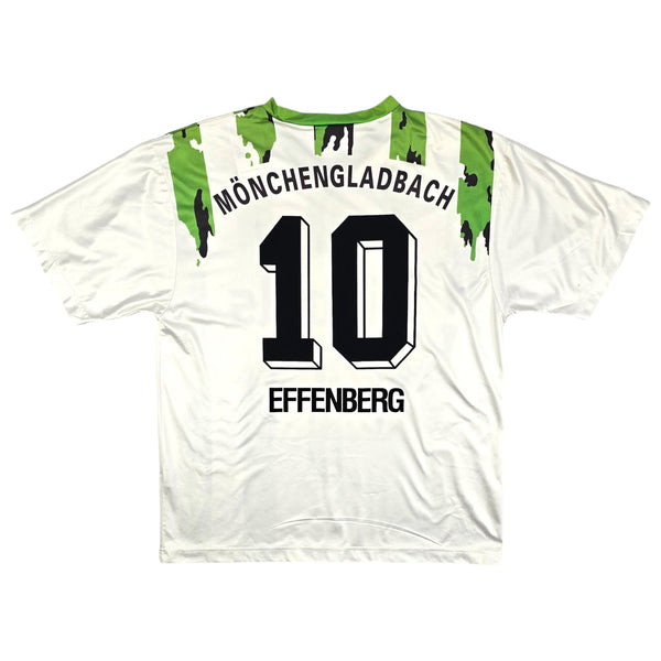 1994/95 Borussia Monchengladbach Home Football Shirt (L) Asics #10 Effenberg