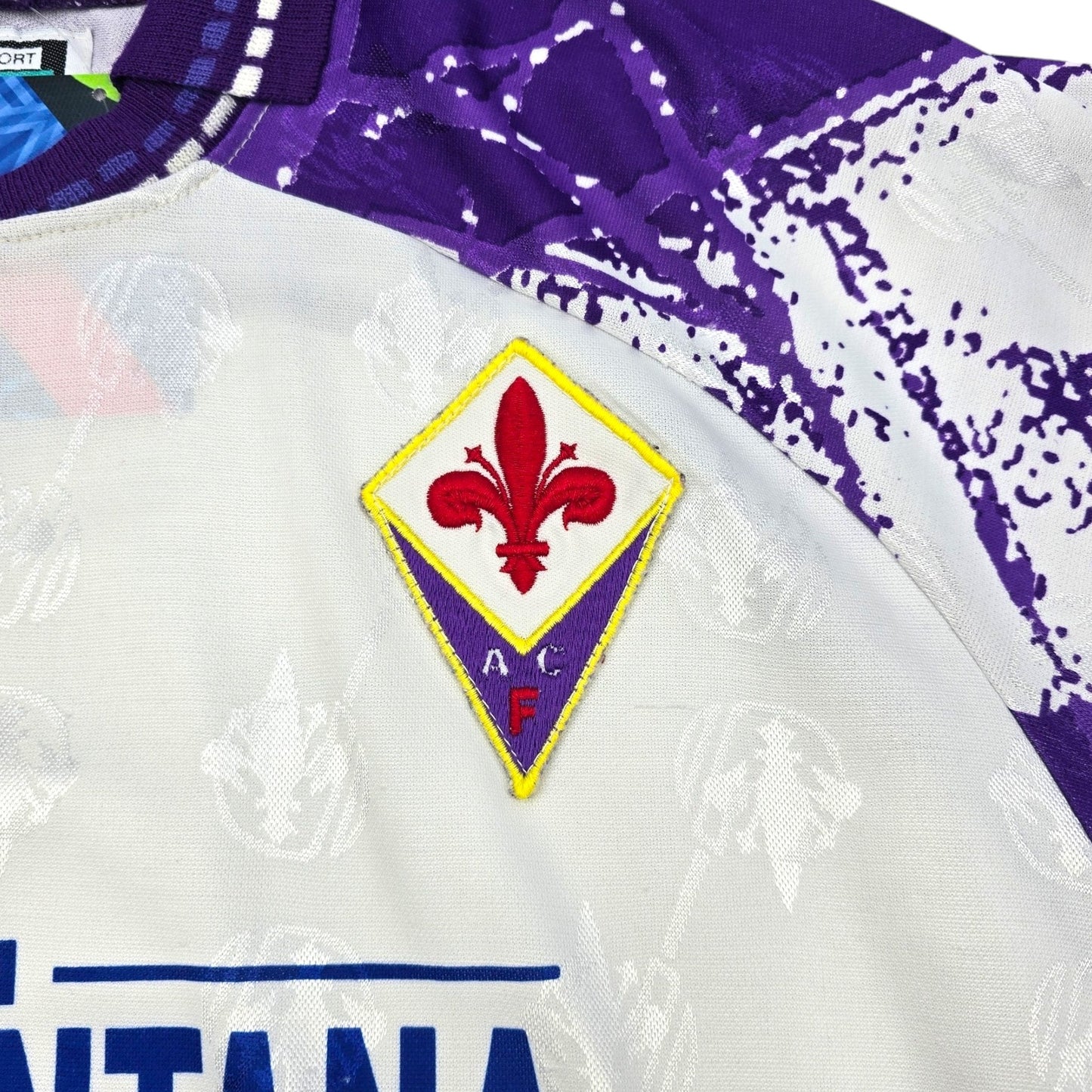 1994/95 Fiorentina Away Football Shirt (M) Uhlsport (Player Version)