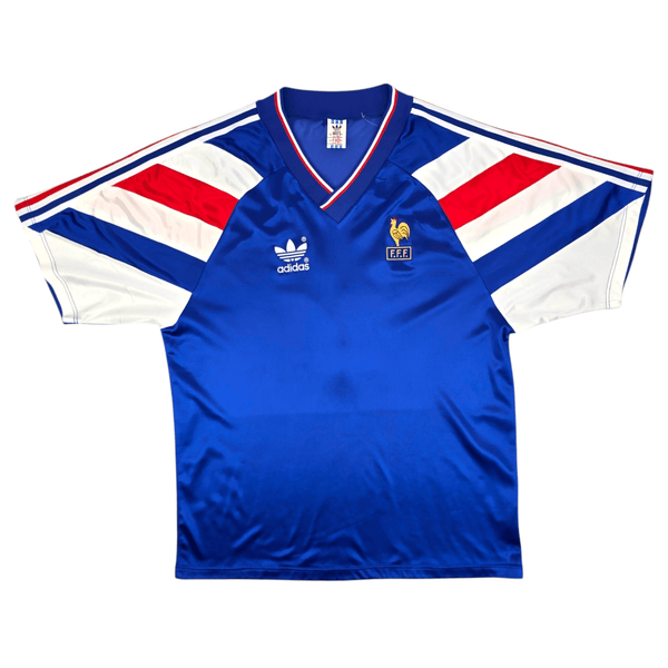 1994/95 France Home Football Shirt (XL) Adidas #9 (U21 Match Issue)