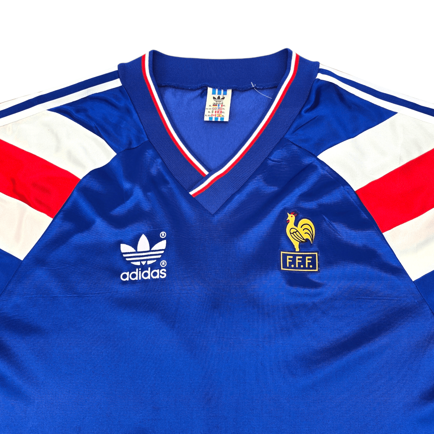 1994/95 France Home Football Shirt (XL) Adidas #9 (U21 Match Issue)