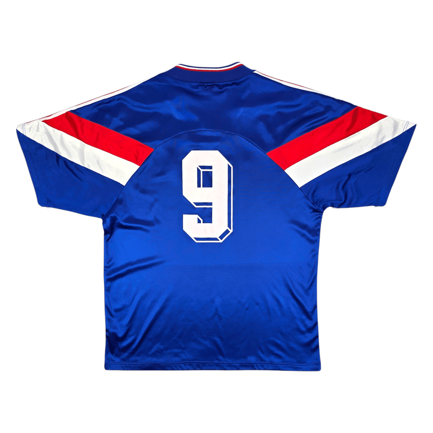 1994/95 France Home Football Shirt (XL) Adidas #9 (U21 Match Issue)