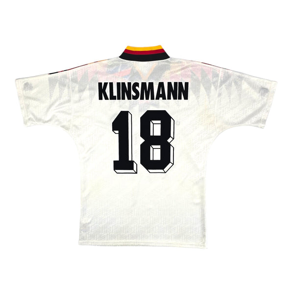 1994/95 Germany Home Football Shirt (M) Adidas #18 Klinsmann
