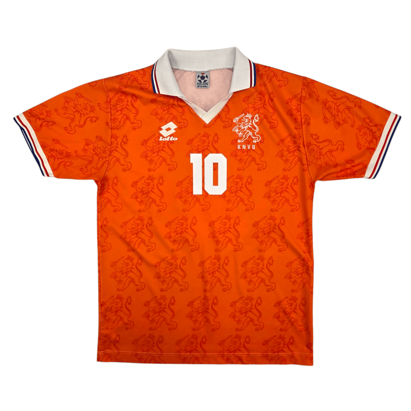 1994/95 Holland Home Football Shirt (L) Lotto #10 Bergkamp