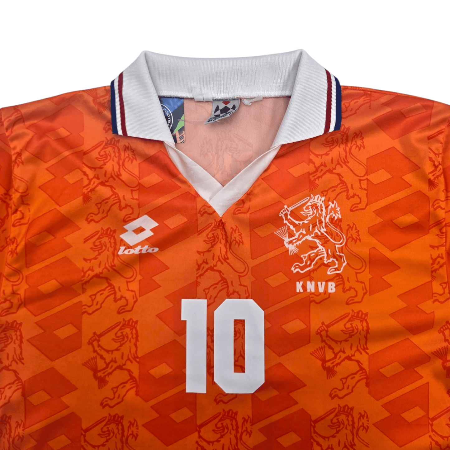1994/95 Holland Home Football Shirt (L) Lotto #10 Bergkamp