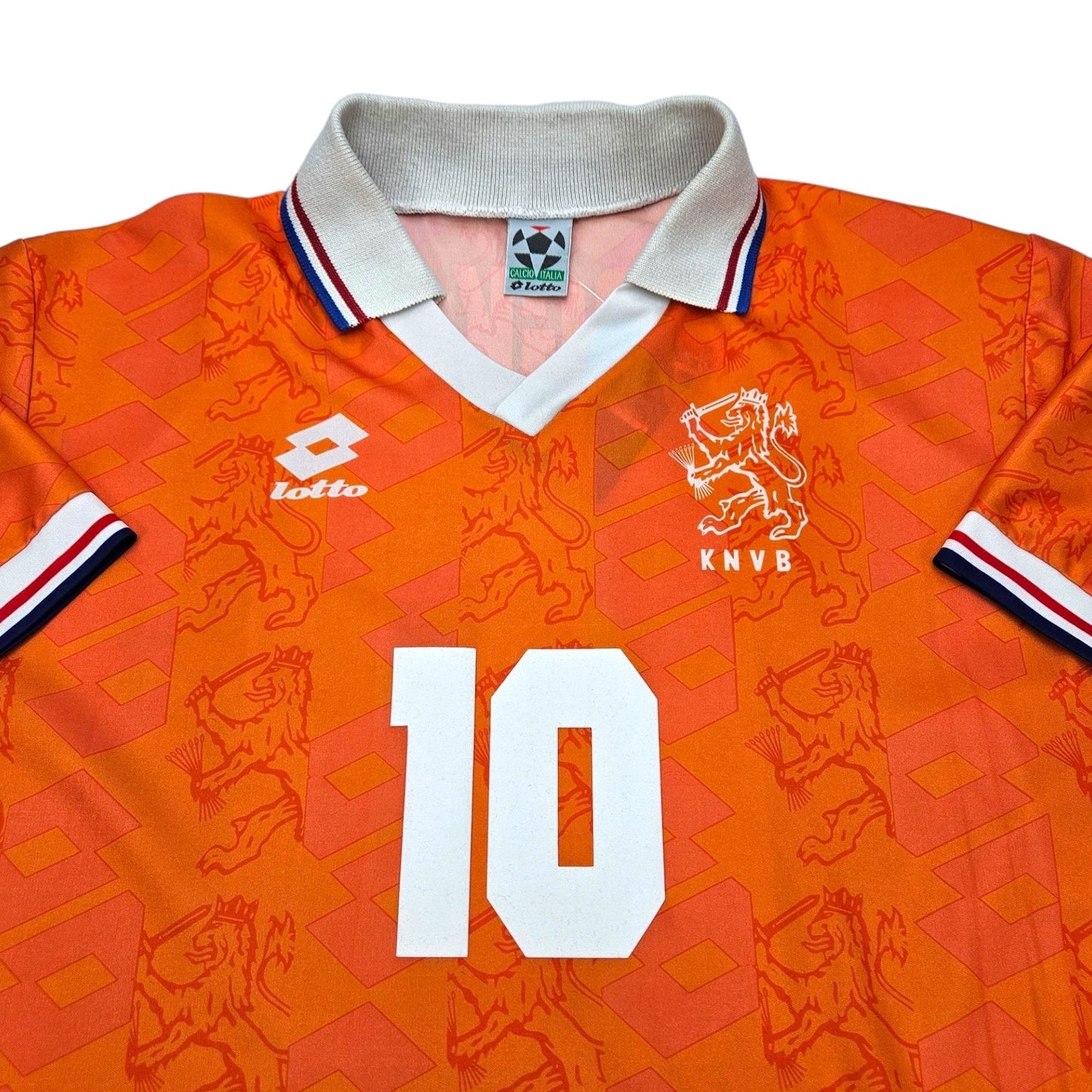 1994/95 Holland Home Football Shirt (M) Lotto #10 Bergkamp