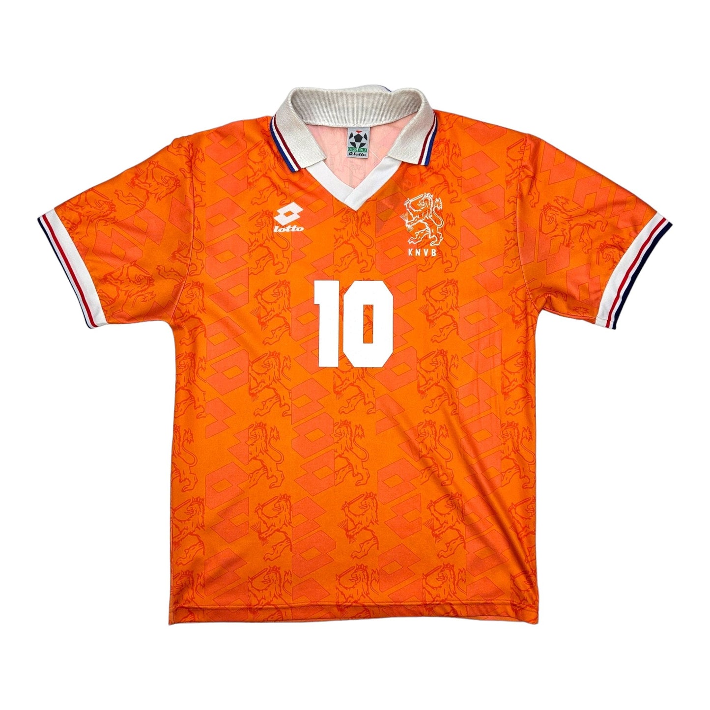 1994/95 Holland Home Football Shirt (M) Lotto #10 Bergkamp
