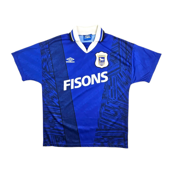 1994/95 Ipswich Town Home Football Shirt (L) Umbro