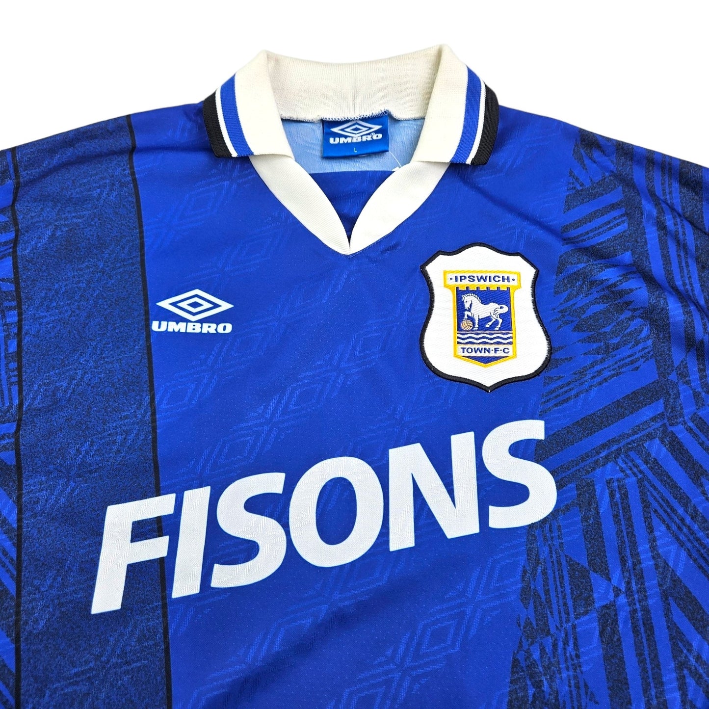 1994/95 Ipswich Town Home Football Shirt (L) Umbro