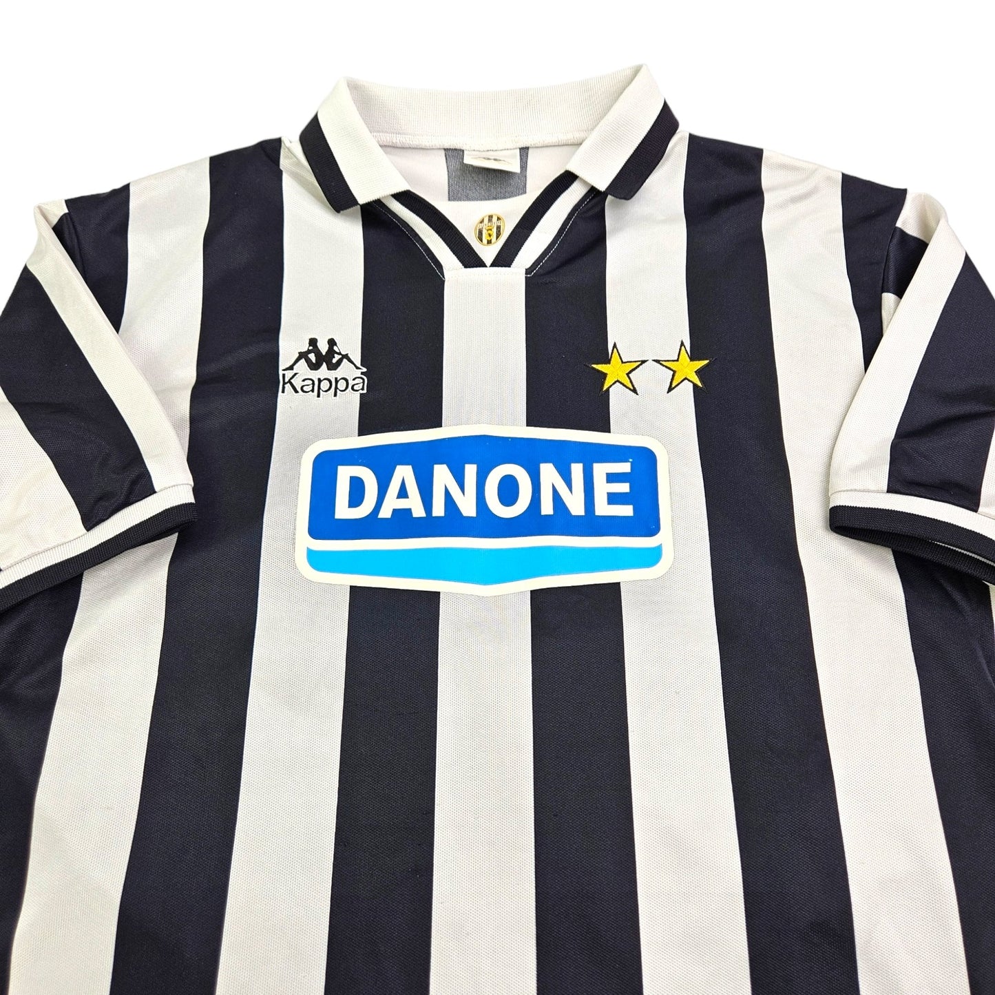 1994/95 Juventus Home Football Shirt (L) Kappa #9 Vialli