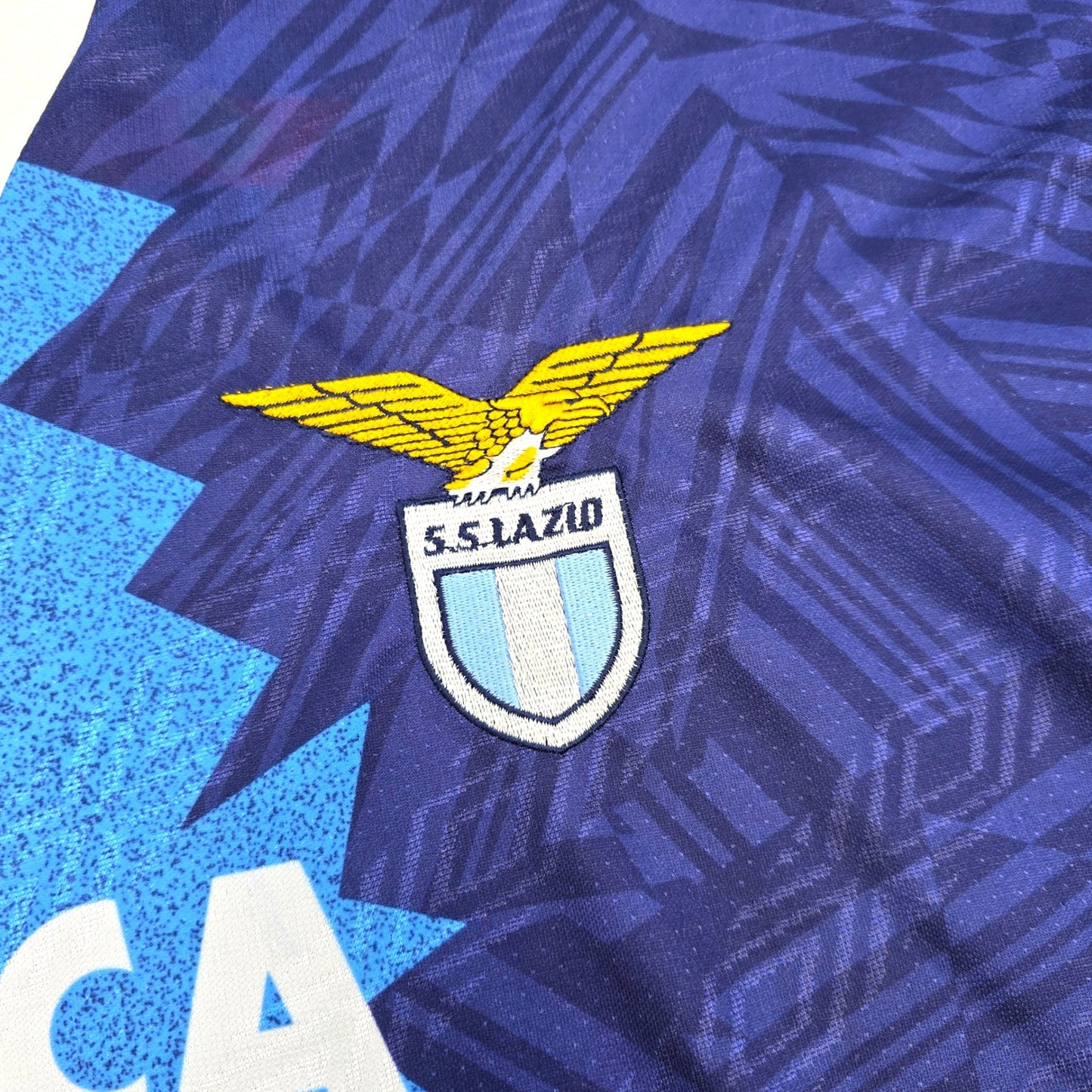 1994/95 Lazio Away Football Shirt (L) Umbro #9 Casiraghi
