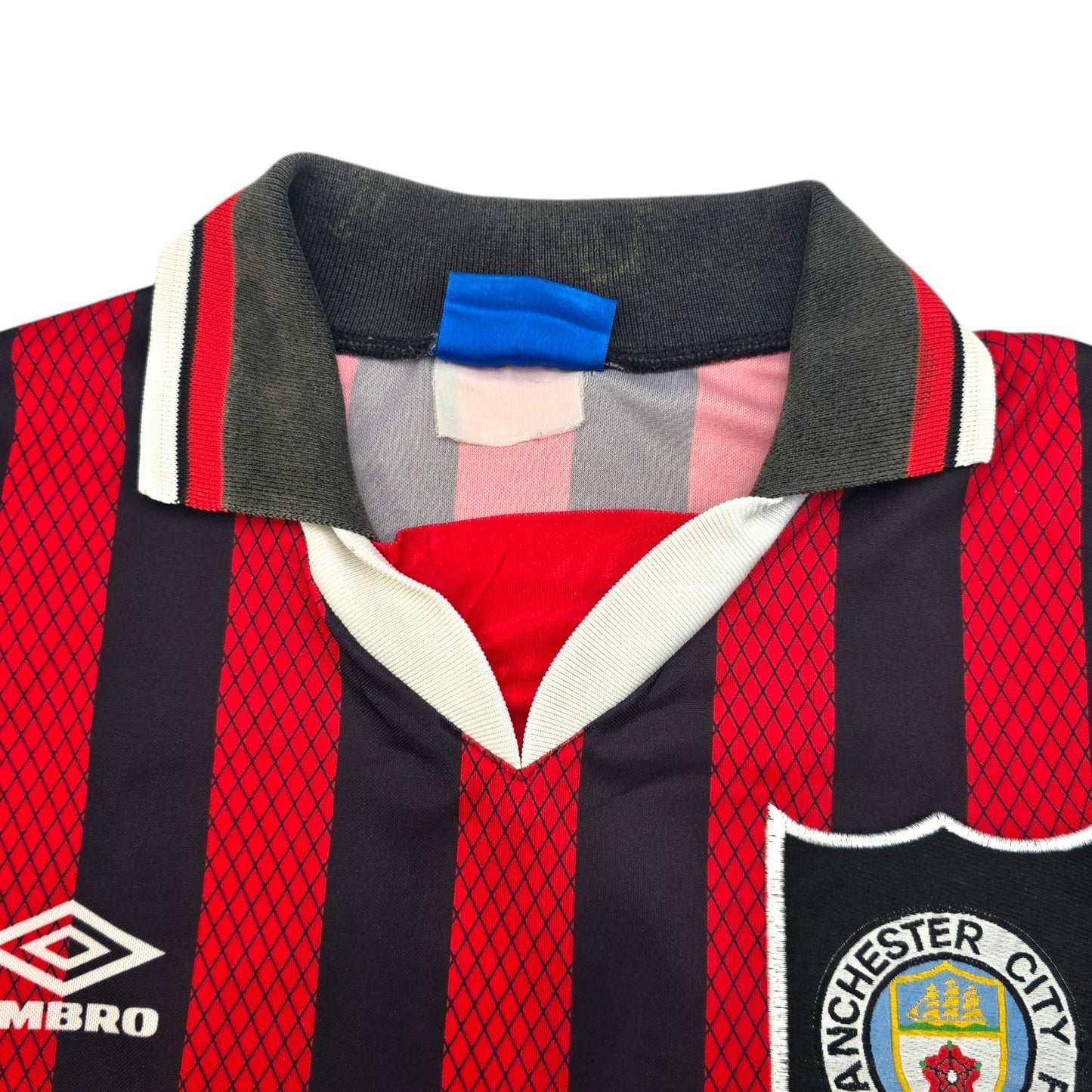 1994/95 Manchester City Away Football Shirt (XL) Umbro #7 Kinkladze