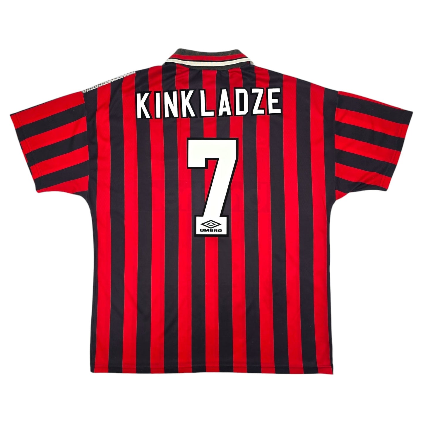 1994/95 Manchester City Away Football Shirt (XL) Umbro #7 Kinkladze