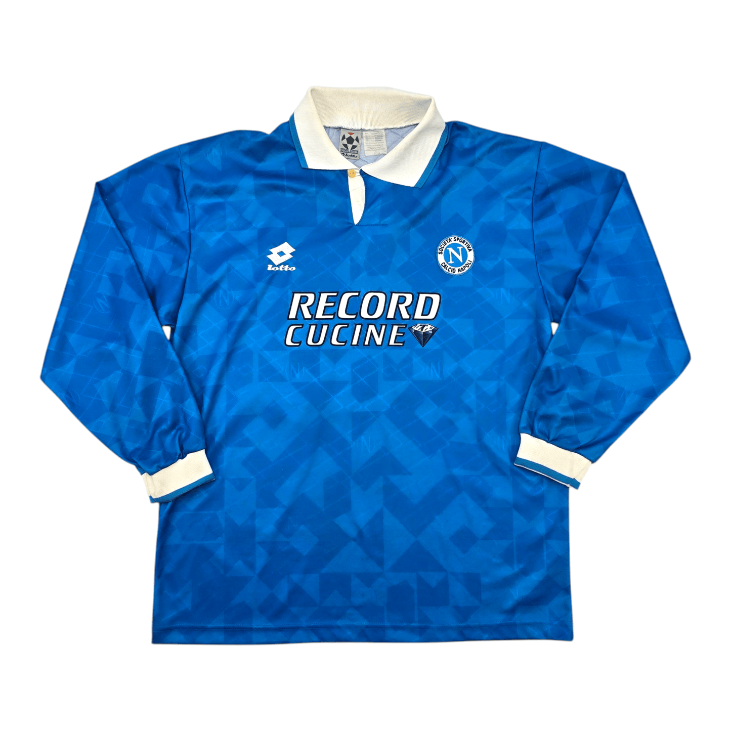 1994/95 Napoli Home Football Shirt (XL) Lotto #10 (Player Issue)