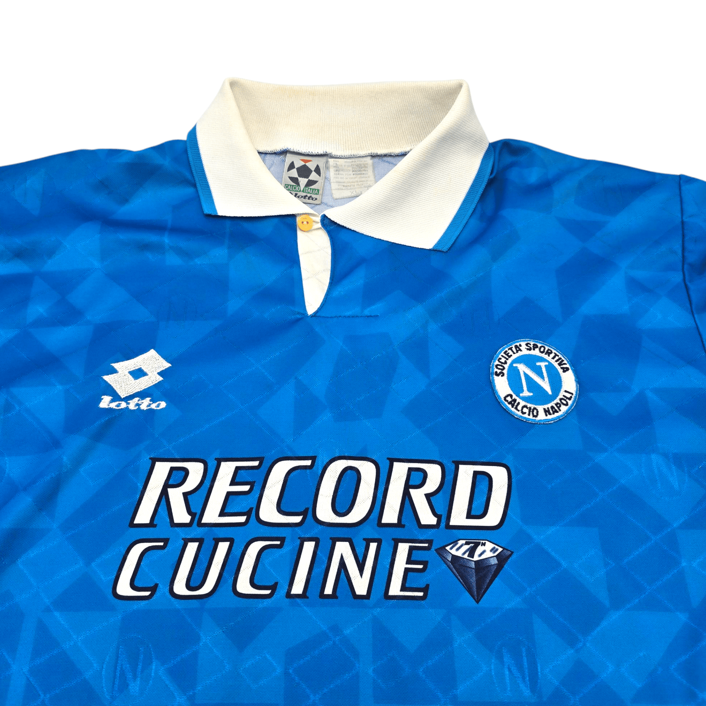 1994/95 Napoli Home Football Shirt (XL) Lotto #10 (Player Issue)