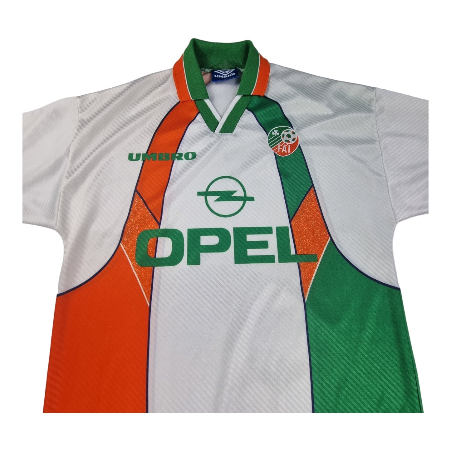 1994/95 Republic of Ireland Away Football Shirt (M) Umbro