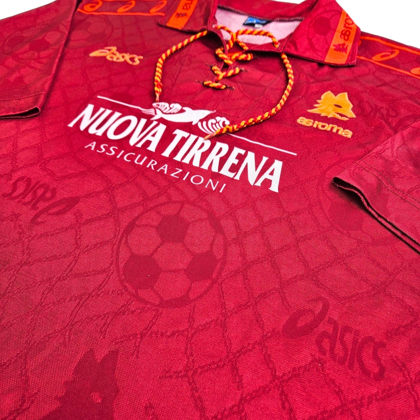 1994/95 Roma Home Football Shirt (M) Asics