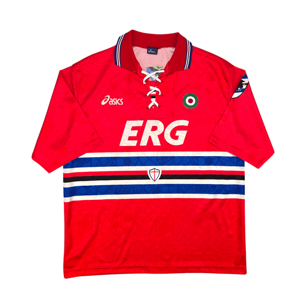 1994/95 Sampdoria Third Football Shirt (XL) Asics #10 Mancini