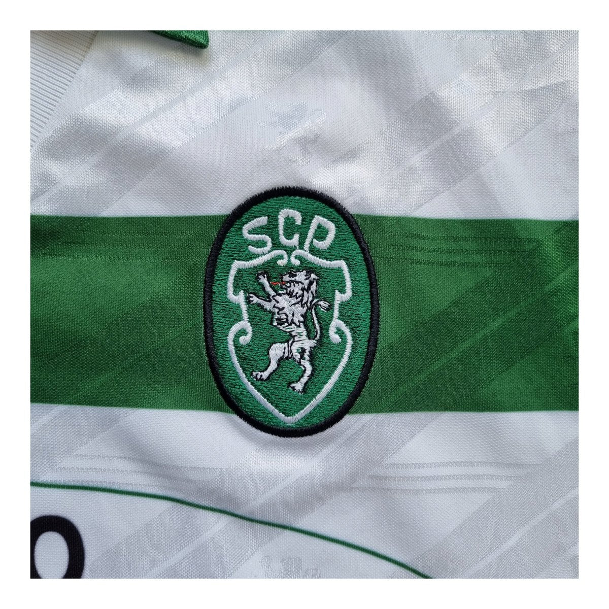 1994/95 Sporting Lisbon Home Football Shirt (M) Adidas