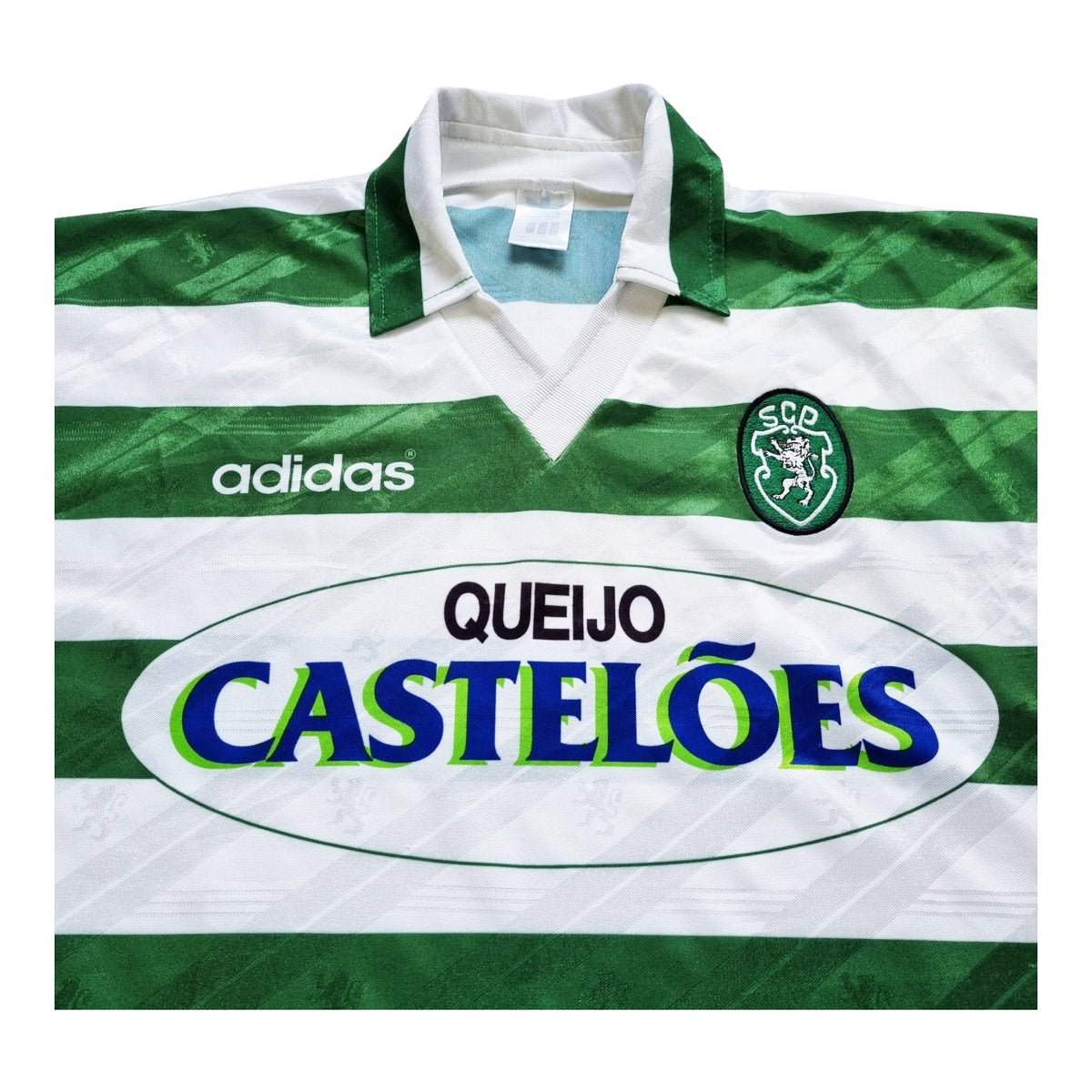 1994/95 Sporting Lisbon Home Football Shirt (M) Adidas