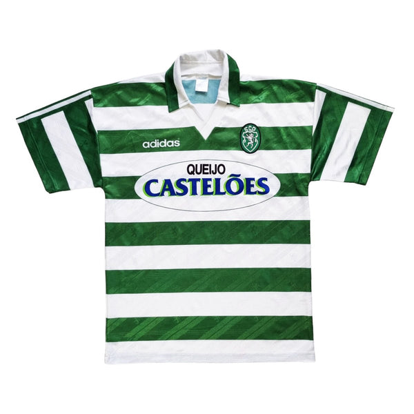 1994/95 Sporting Lisbon Home Football Shirt (M) Adidas