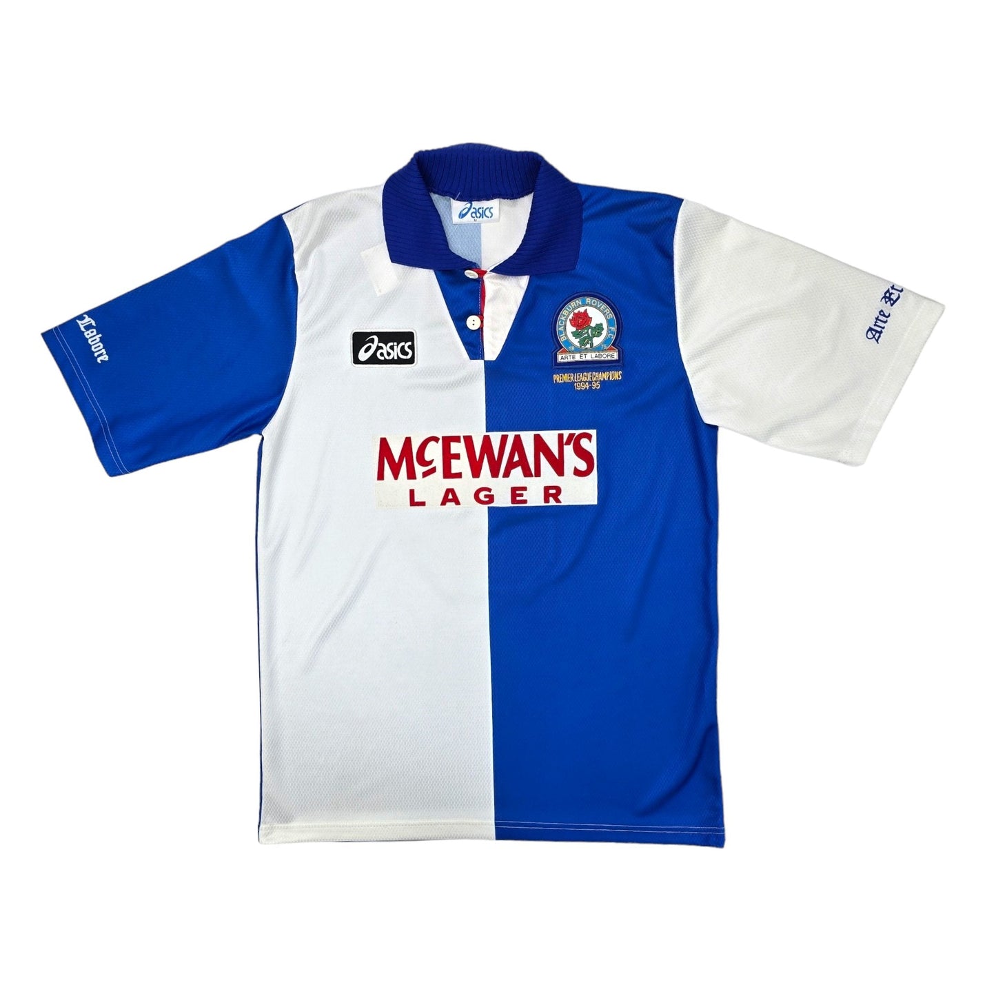 1994/96 Blackburn Rovers Home Football Shirt (M) Asics #9 Shearer (PL Champions)