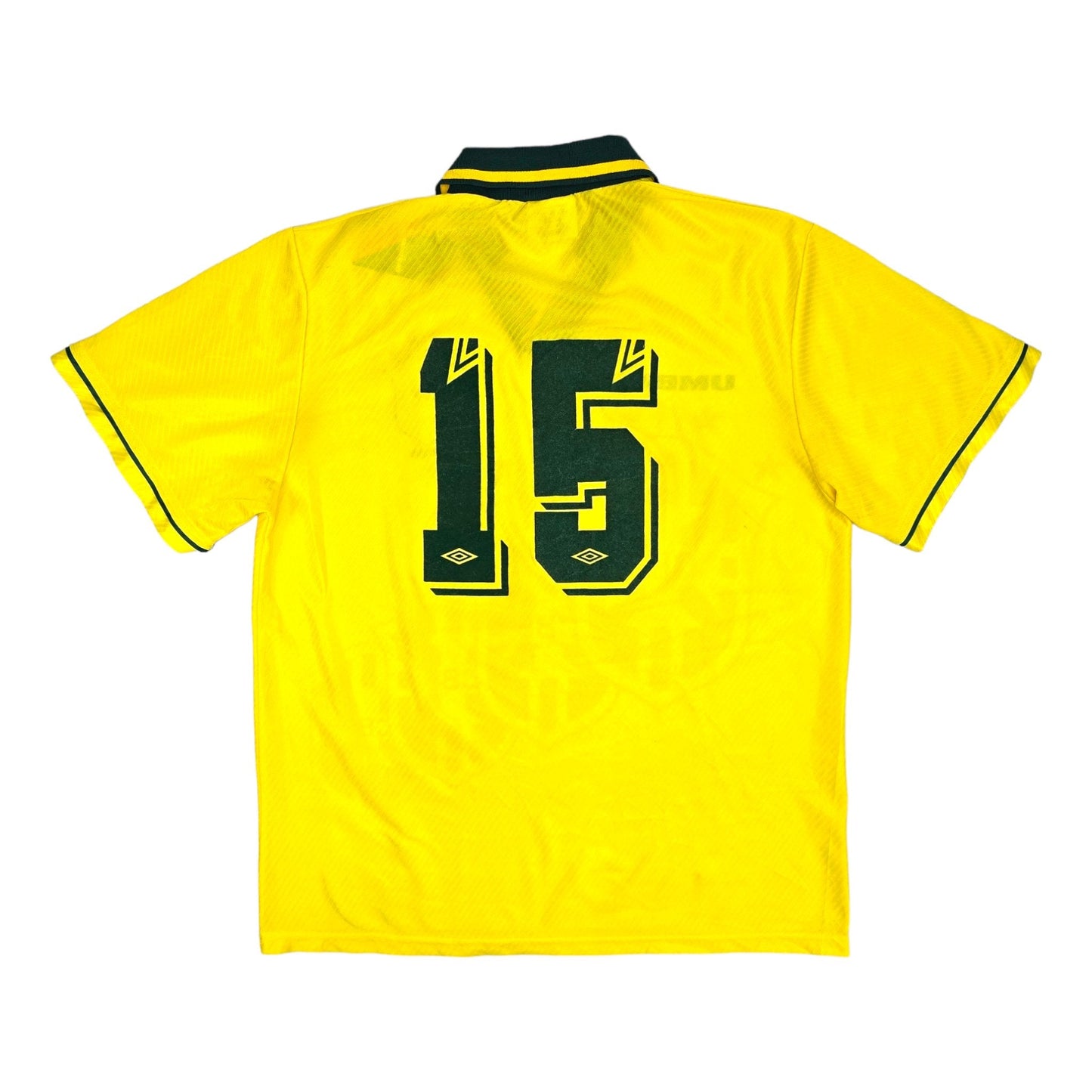 1994/96 Brazil Home Football Shirt (L) Umbro #15 (Santos)
