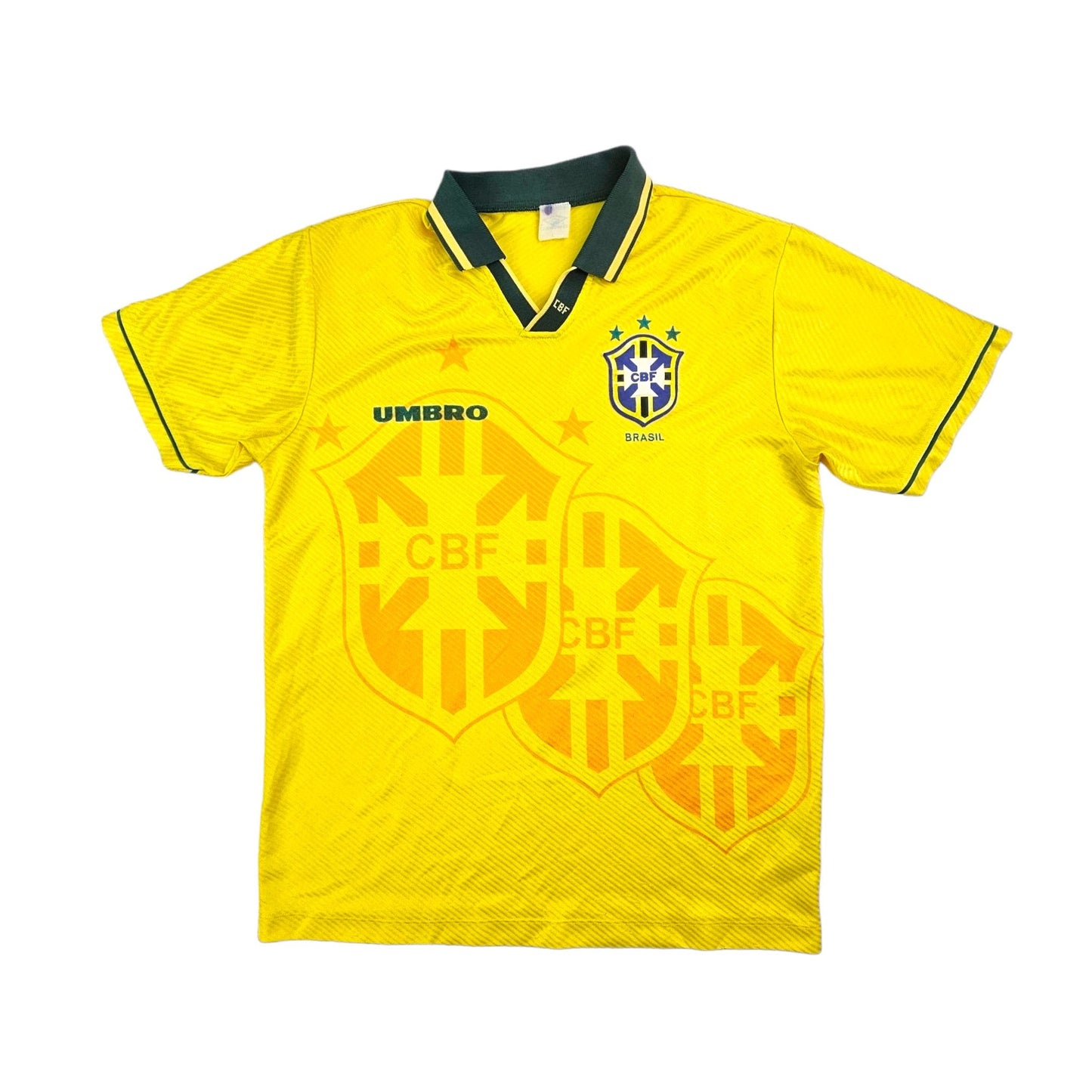 1994/96 Brazil Home Football Shirt (L) Umbro