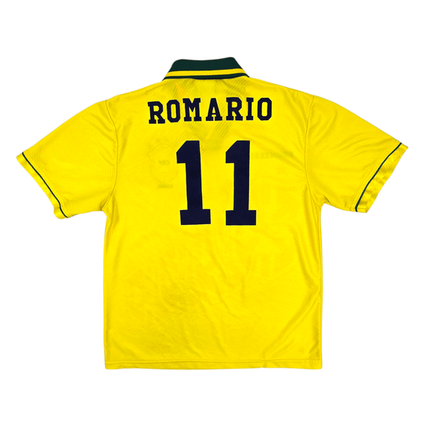 1994/96 Brazil Home Football Shirt (M) Umbro #11 Romario