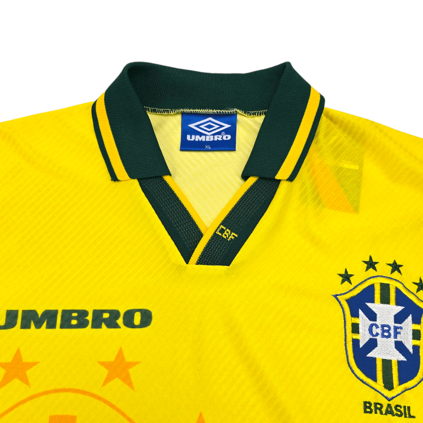 1994/96 Brazil Home Football Shirt (XL) Umbro