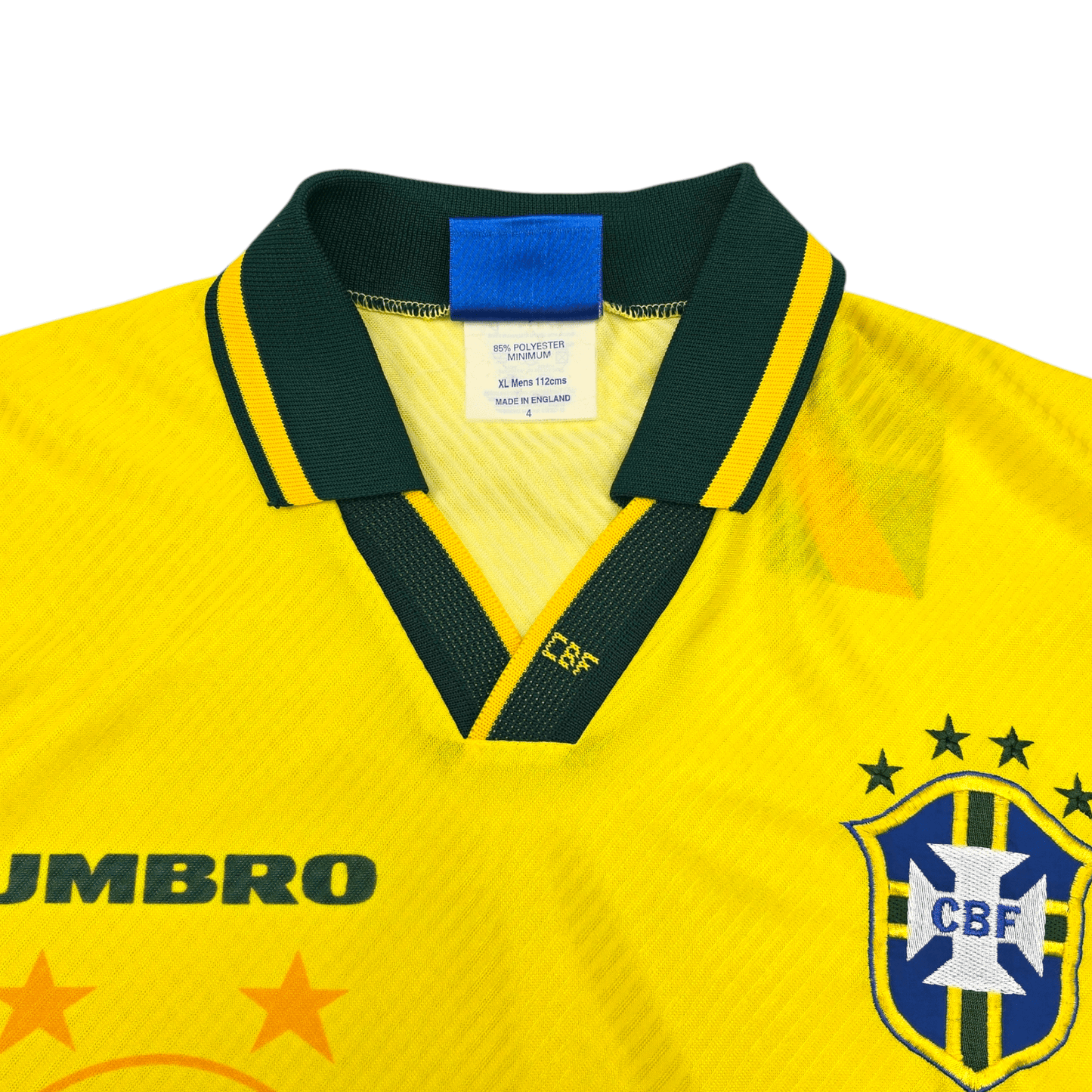 1994/96 Brazil Home Football Shirt (XL) Umbro