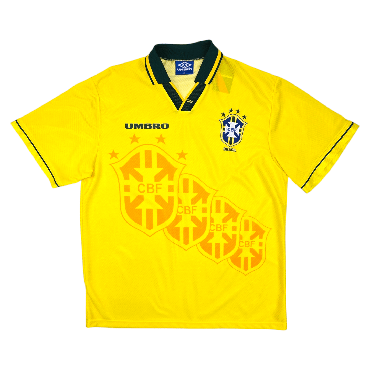 1994/96 Brazil Home Football Shirt (XL) Umbro