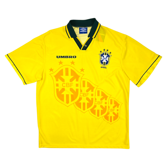 1994/96 Brazil Home Football Shirt (XL) Umbro