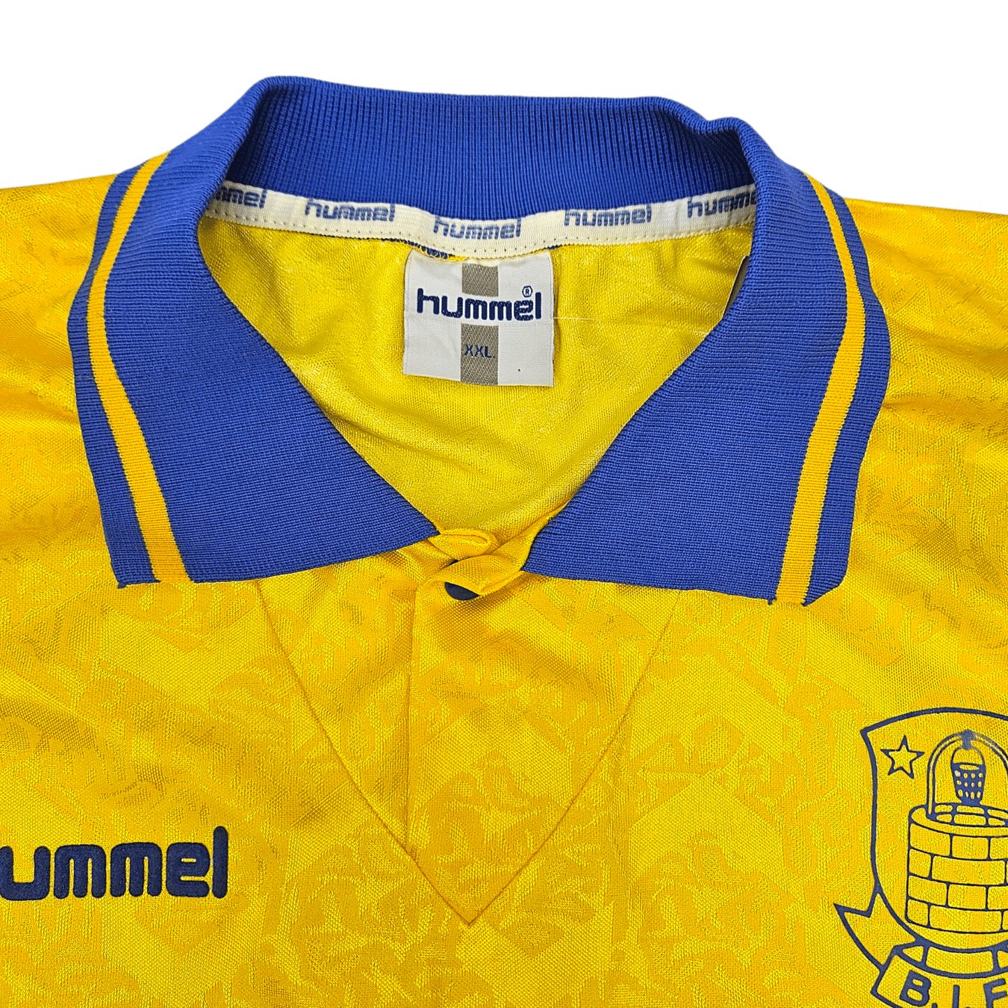 1994/96 Brondby Home Football Shirt (2XL) Hummel