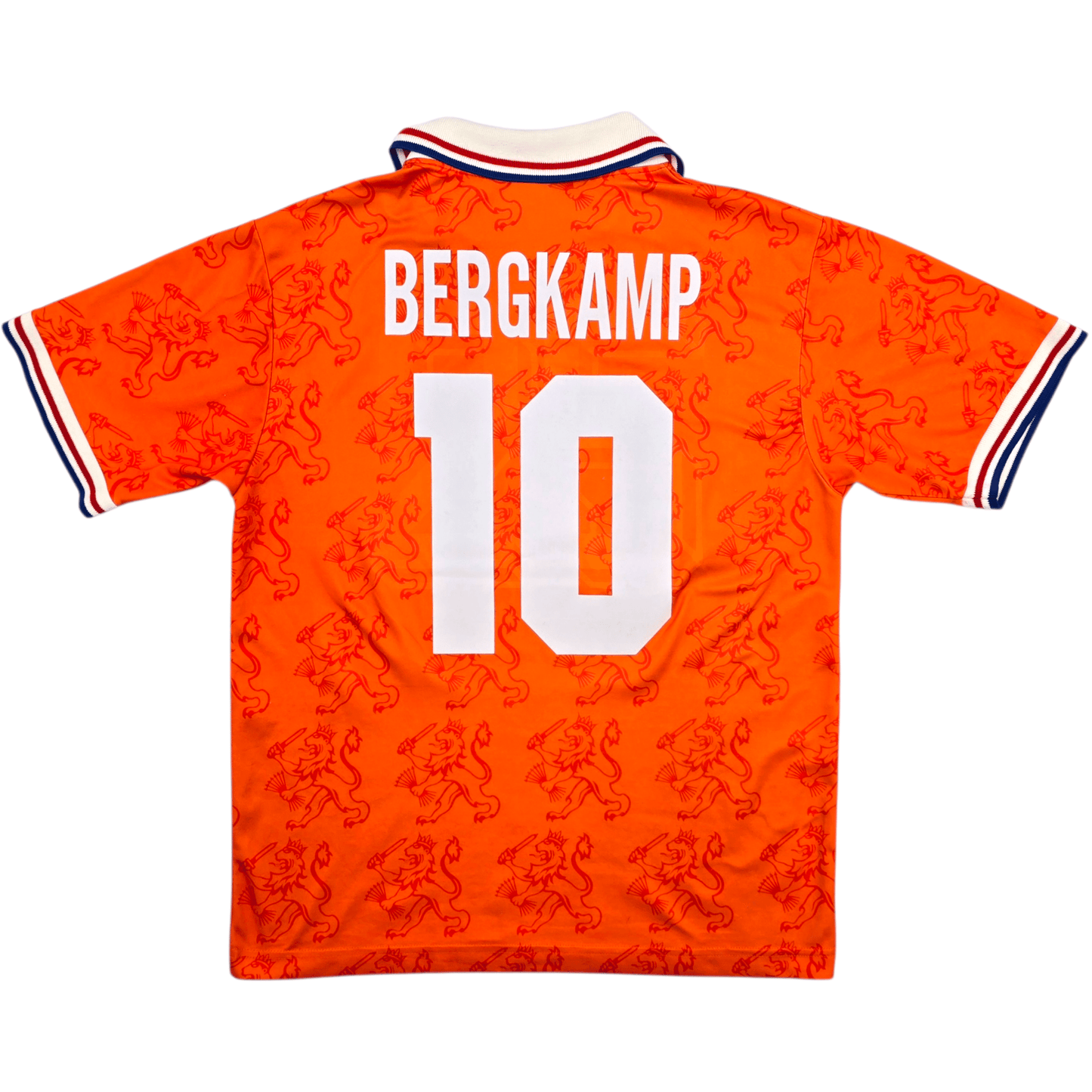 1994/96 Holland Home Football Shirt (L) Lotto #10 Bergkamp (Player Version)