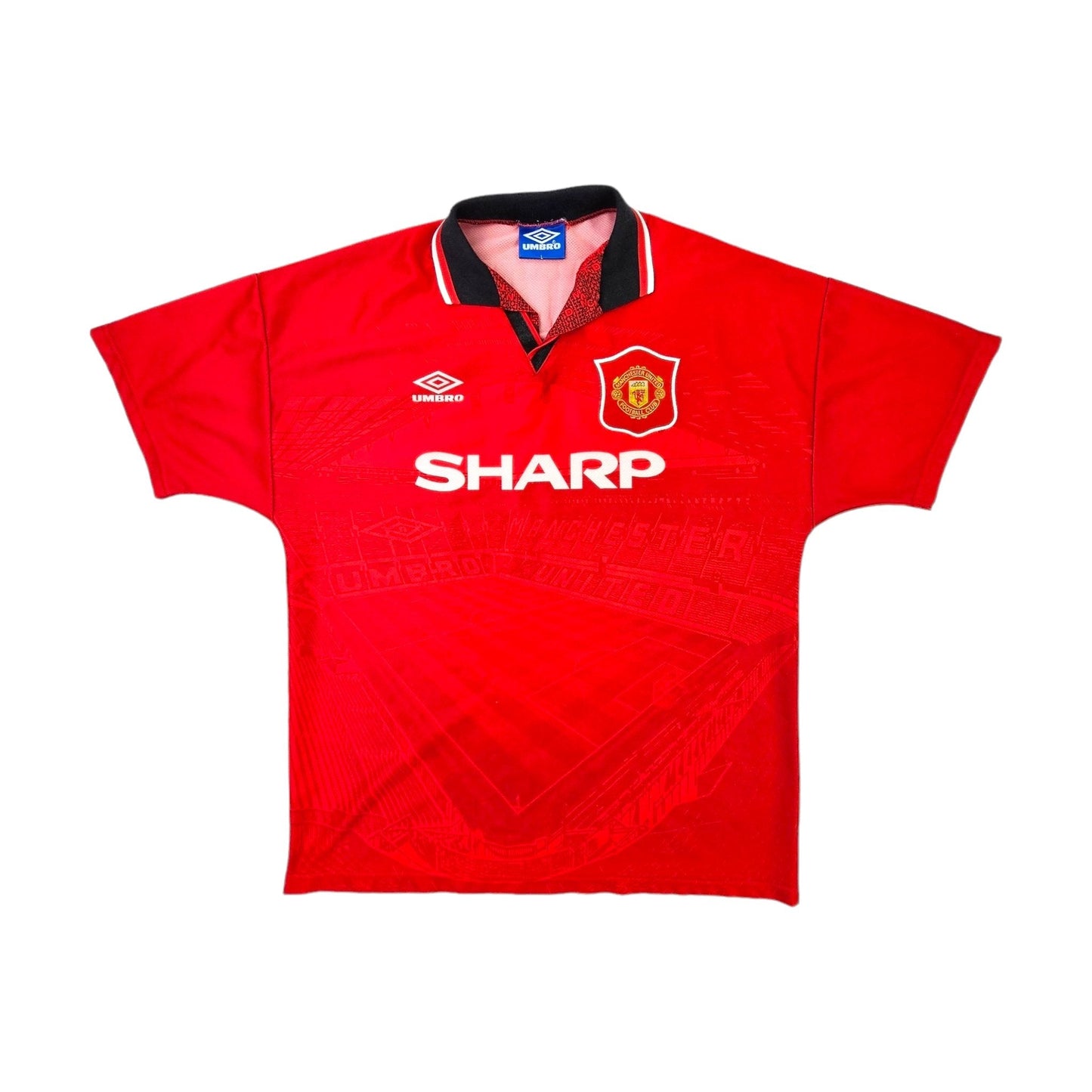 1994/96 Manchester United Home Football Shirt (L) Umbro #7 Cantona