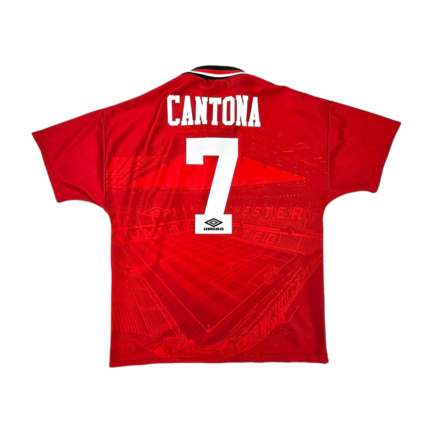 1994/96 Manchester United Home Football Shirt (L) Umbro #7 Cantona