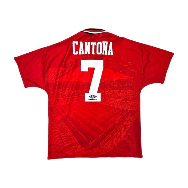 1994/96 Manchester United Home Football Shirt (L) Umbro #7 Cantona