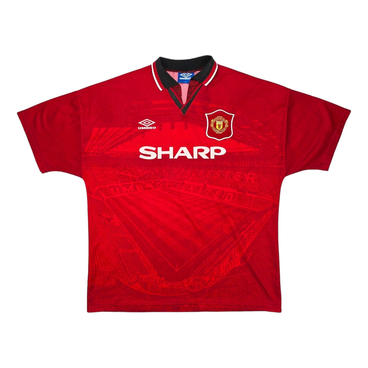 1994/96 Manchester United Home Football Shirt (XL) Umbro #7 Cantona