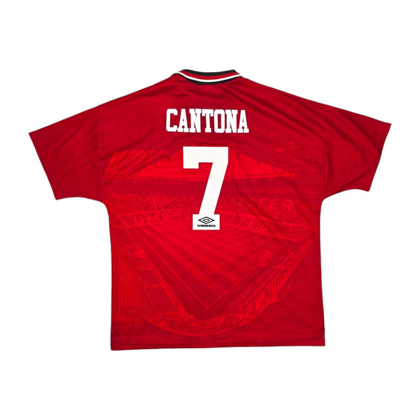 1994/96 Manchester United Home Football Shirt (XL) Umbro #7 Cantona