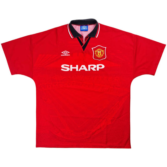 1994/96 Manchester United Home Football Shirt (XL) Umbro