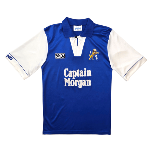 1994/96 Millwall Home Football Shirt (S) Asics