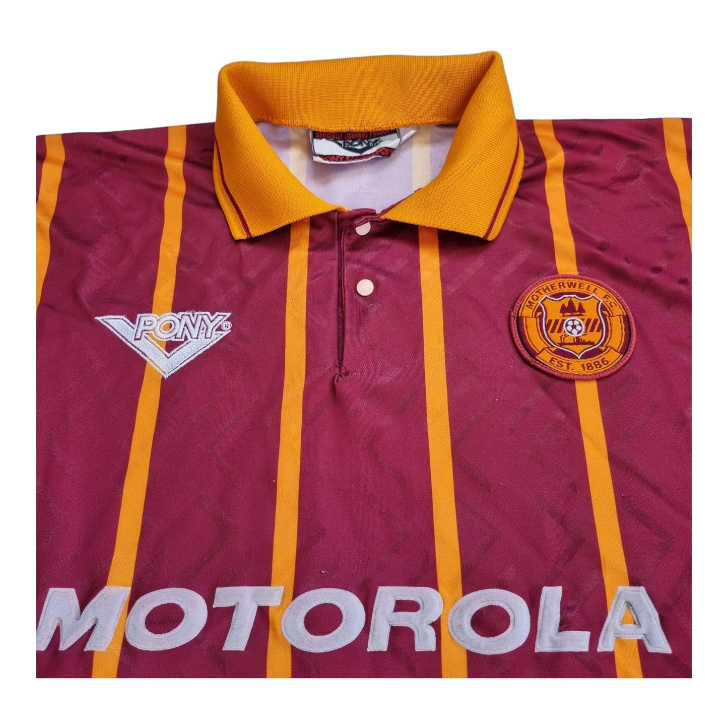 1994/96 Motherwell Home Football Shirt (XL) Pony #3