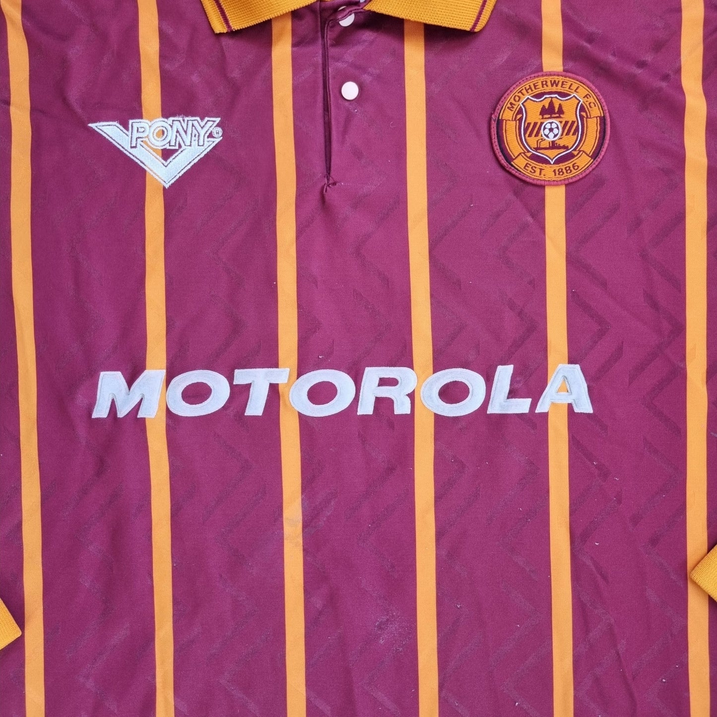 1994/96 Motherwell Home Football Shirt (XL) Pony #3