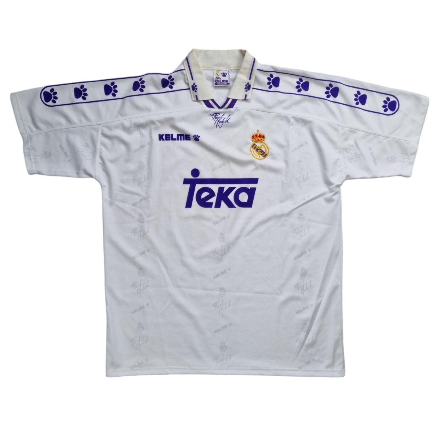 1994/96 Real Madrid Home Football Shirt (XL) Kelme