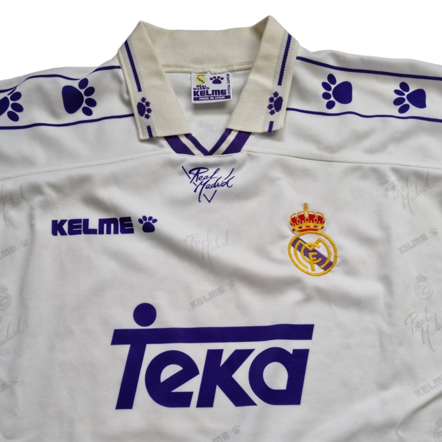 1994/96 Real Madrid Home Football Shirt (XL) Kelme