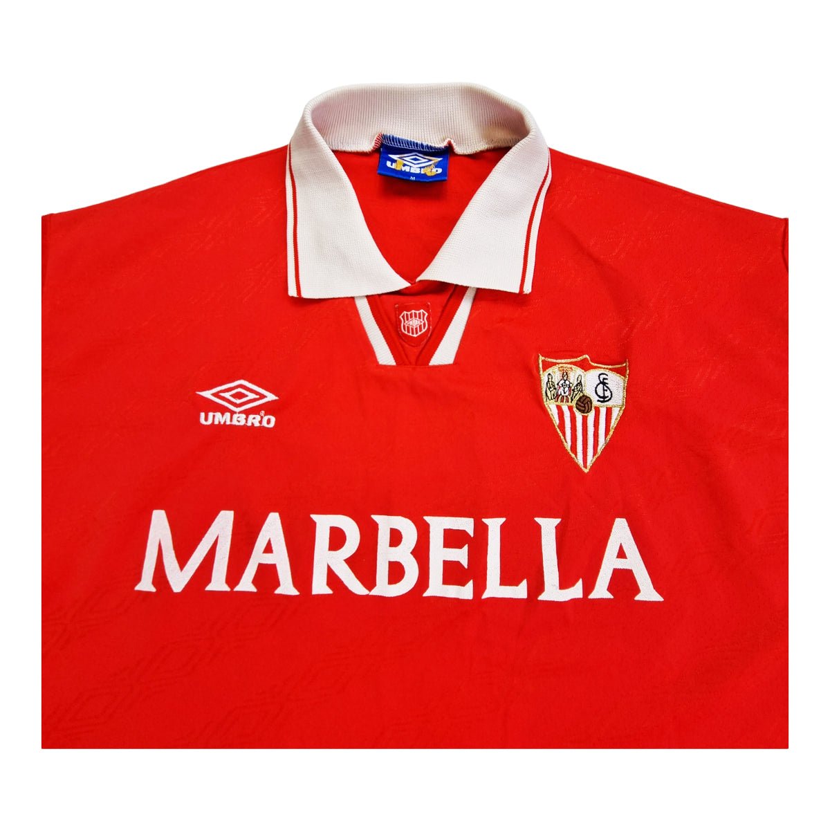 1994/96 Sevilla Away Football Shirt (M) Umbro # 14