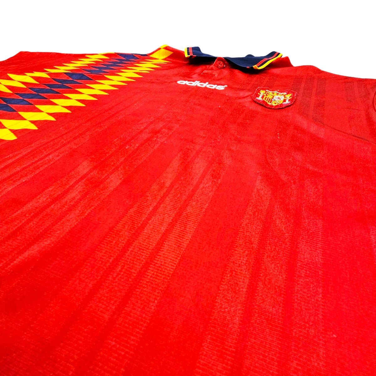1994/96 Spain Home Football Shirt (L) Adidas